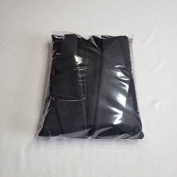 Lauren Ralph Lauren Gray Pinstriped Suit Jacket Sz 46R - Picture 13 of 16